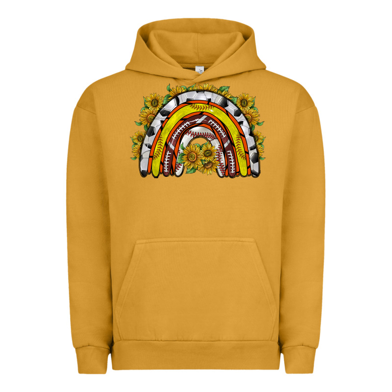 Sunflower Sports Rainbow Urban Hoodie by RacoonDesign | Teevron