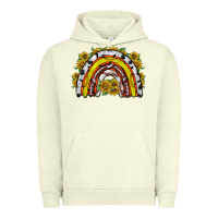 Pigment Pistachio sunflower sports rainbow Urban Hoodie - RacoonDesign