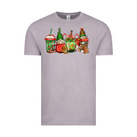 Vintage Zinc christmas gnomes coffee Vintage Tee - Jasminsmagicworld