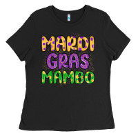 Black mardi gras mambo Ladies Tee - MaliasSmallBusiness