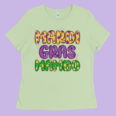 Mardi Gras Mambo Ladies Tee Designed By Maliassmallbusiness
