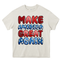 Cream make america great again Heavy Core Tee - MaliasSmallBusiness