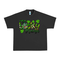 Pigment Black st. patrick's day one lucky mama Urban Heavy Tee - RanaPortraitStore