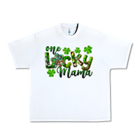 White st. patrick's day one lucky mama Urban Heavy Tee - RanaPortraitStore