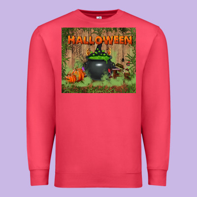 Halloween Tumbler Premium Sweatshirt Designed By Bundleandbundleshop