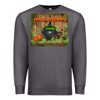 Charcoal Heather halloween tumbler Premium Sweatshirt - BundleAndBundleShop