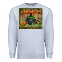 Heather Grey halloween tumbler Premium Sweatshirt - BundleAndBundleShop