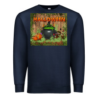 Navy halloween tumbler Premium Sweatshirt - BundleAndBundleShop