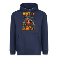 Navy huffin' for the stuffin' Heavyweight Hoodie - BundleAndBundleShop