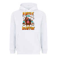 White huffin' for the stuffin' Heavyweight Hoodie - BundleAndBundleShop
