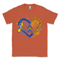 Copper world down syndrome day heart Classic Tee - Artiststas