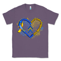 Lavender world down syndrome day heart Classic Tee - Artiststas