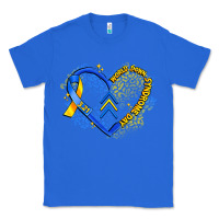 True Royal world down syndrome day heart Classic Tee - Artiststas