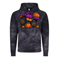 Cloud Black halloween jack o lantern monster truck Vintage Hoodie - Jasminsmagicworld