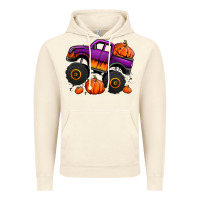 Vintage Artic halloween jack o lantern monster truck Vintage Hoodie - Jasminsmagicworld