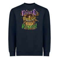 Navy pinch peel eat repeat Heavyweight Sweatshirt - CowGirlArtShop