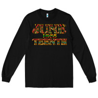 Black juneteenth 1865 Long Sleeve Tee - NancyCooperArtShop