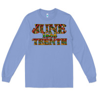 Colony Blue juneteenth 1865 Long Sleeve Tee - NancyCooperArtShop