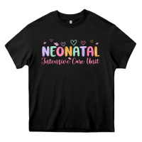 Black nicu nurse neonatal intensive care unit Heavy Core Tee - MaliasSmallBusiness