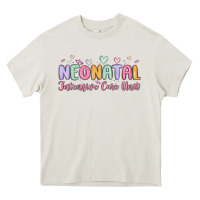 Cream nicu nurse neonatal intensive care unit Heavy Core Tee - MaliasSmallBusiness