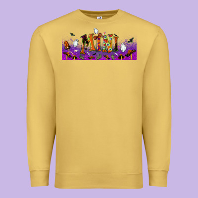 Halloween Mini Libbey Glass Premium Sweatshirt Designed By Bundleandbundleshop