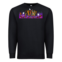 Black halloween mini libbey glass Premium Sweatshirt - BundleAndBundleShop