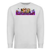 Dove Grey halloween mini libbey glass Premium Sweatshirt - BundleAndBundleShop