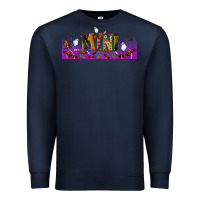 Navy halloween mini libbey glass Premium Sweatshirt - BundleAndBundleShop