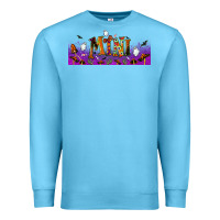 Ocean Blue halloween mini libbey glass Premium Sweatshirt - BundleAndBundleShop