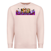 Pale Pink halloween mini libbey glass Premium Sweatshirt - BundleAndBundleShop