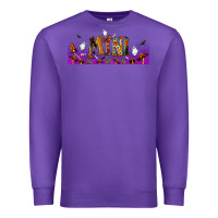 Purple halloween mini libbey glass Premium Sweatshirt - BundleAndBundleShop