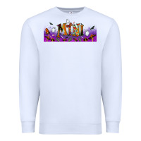 White halloween mini libbey glass Premium Sweatshirt - BundleAndBundleShop