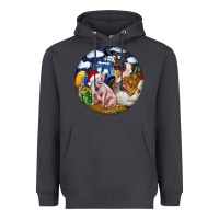 Smoke Farm And Pig Heavyweight Hoodie - FaDigitalArtStudio