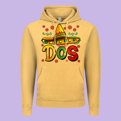 Dos My Second Mexican Birthday Vintage Hoodie Designed By Jasminsmagicworld