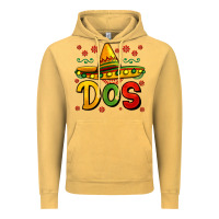 Vintage Mustard dos my second mexican birthday Vintage Hoodie - Jasminsmagicworld