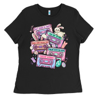 Easter Cassette Tapes Ladies Tee | Teevron