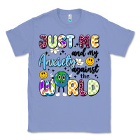 Colony Blue just me and my anxiety against the world Classic Tee - Artiststas