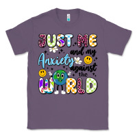 Lavender just me and my anxiety against the world Classic Tee - Artiststas