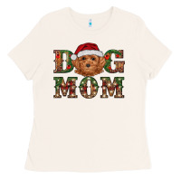 Bone christmas  toy poodle dog mom Ladies Tee - RanaPortraitStore