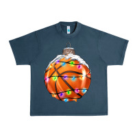 Midnight Navy Christmas Basketball Urban Heavy Tee - RanaPortraitStore