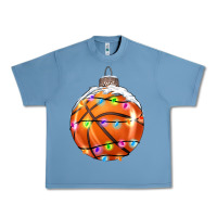 Pebble Blue Christmas Basketball Urban Heavy Tee - RanaPortraitStore