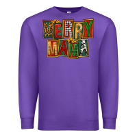 Purple merry mama Premium Sweatshirt - FaDigitalArtStudio