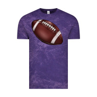 Cloud Purple football Vintage Tee - BarkalooDesign