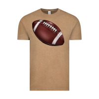 Vintage Coffee football Vintage Tee - BarkalooDesign