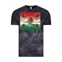Cloud Black Mexican Flag Vintage Tee - RanaPortraitStore