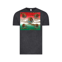 Vintage Black Mexican Flag Vintage Tee - RanaPortraitStore