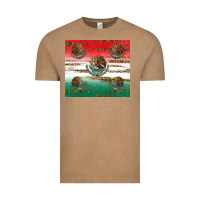 Vintage Coffee Mexican Flag Vintage Tee - RanaPortraitStore