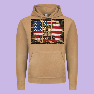 Proud Veteran Veterans Day Vintage Hoodie Designed By Jasminsmagicworld