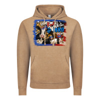 Vintage Coffee Red White Moo Heifers Vintage Hoodie - RanaPortraitStore