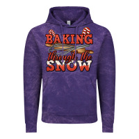 Cloud Purple baking through the snow christmas Vintage Hoodie - Jasminsmagicworld